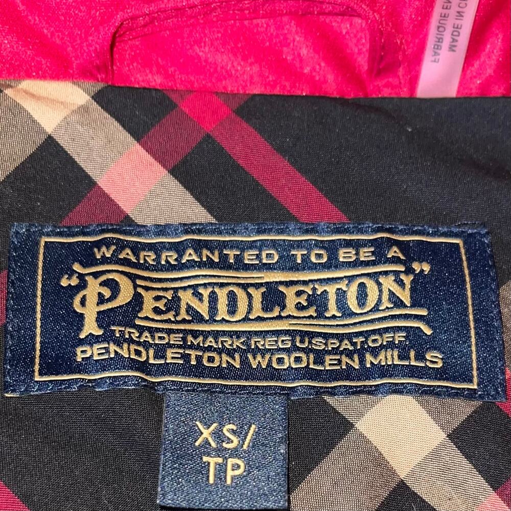 Pendleton Jacket Faux Leather Equestrian - Picture 11 of 13